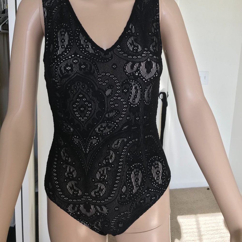 Lace Tank Top Body Suit